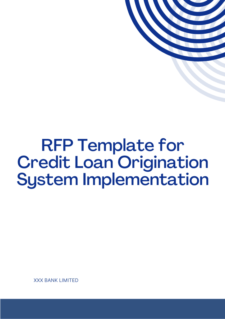 RFP Template for Supply, Implementation and Maintenance of a Credit ...