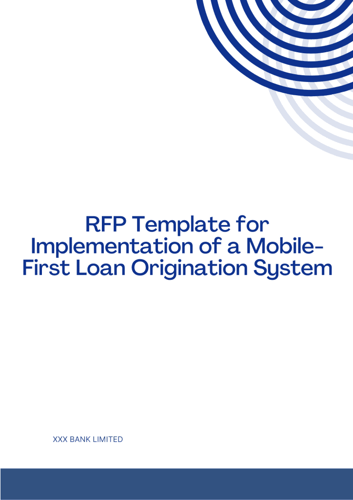 RFP Template for Implementation of a Mobile-First Loan Origination ...
