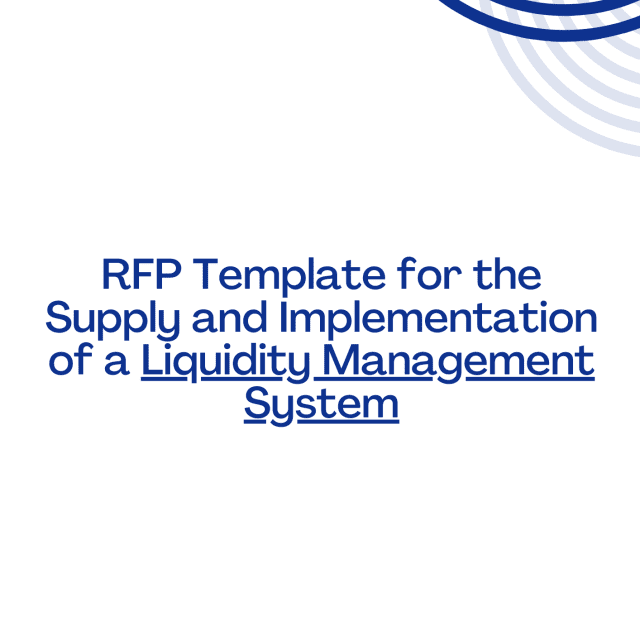 RFP Template for the Supply and Implementation of a Liquidity Management System