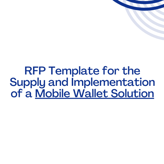 RFP Template for the Supply and Implementation of a Mobile Wallet Solution