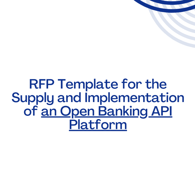 RFP Template for the Supply and Implementation of an Open Banking API Platform