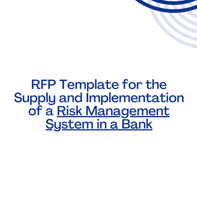 RFP Template for the Supply and Implementation of a Risk Management System in a Bank